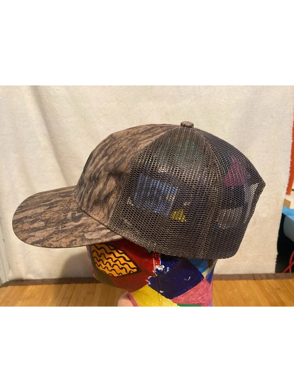 Final Approach FA Mossy Oak Bottomland Camo Trucker Hat Snapback Mesh Hunting